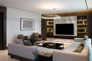 We complete the space with carefully selected décor, furnishings, and finishing touches before handing over a beautifully designed interior that's ready to enjoy.